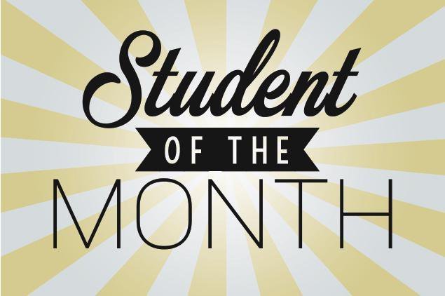 Congratulations to the following students of the month of March!