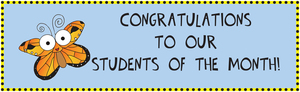 Park Terrace Students of the Month!