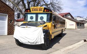 Students will be required to wear masks on the school bus.