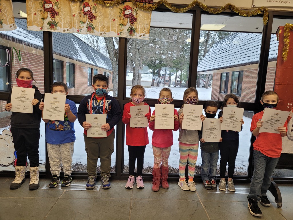 November and December Students of the month