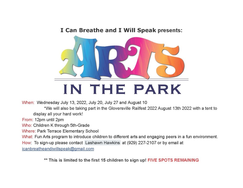 arts in the parks