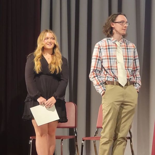 Congratulations to Richard (Bradley) Wilkinson and Lucia Bouchard on being inducted into the Laura S. Moyer chapter of the National Honor Society.  Members of the National Honor Society fulfill the four pillars:  scholarship, leadership, service, and character.