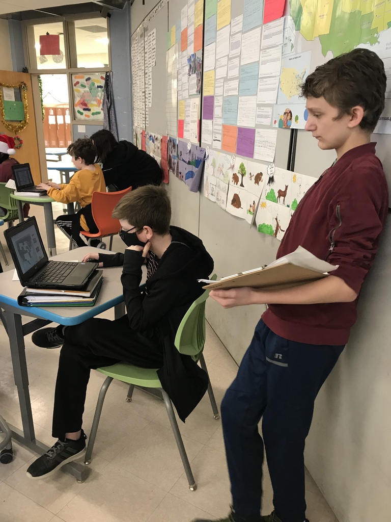 Mrs. Northan’s academic support class held a geography tournament where students raced to identify all 50 states with 100% accuracy. Emmitt Fosmire battled back from an early defeat to place 1st in the championship match vs Anthony Bailey. Grace Davis was third. Congrats to all participants!
