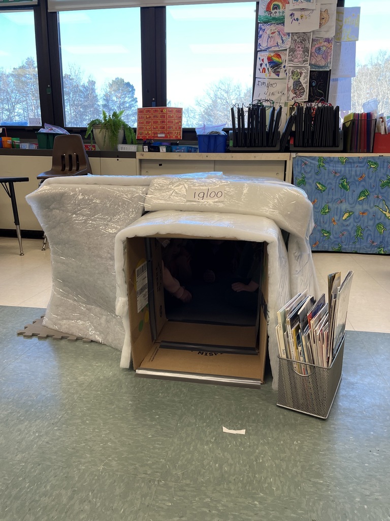 Today was Arctic Day in kindergarten!  We had so much fun reading books in our classroom igloo.  We did an experiment to see how we could make ice melt faster.  We also learned how to make snowflakes and had fun playing with homemade snow.  What a great day!