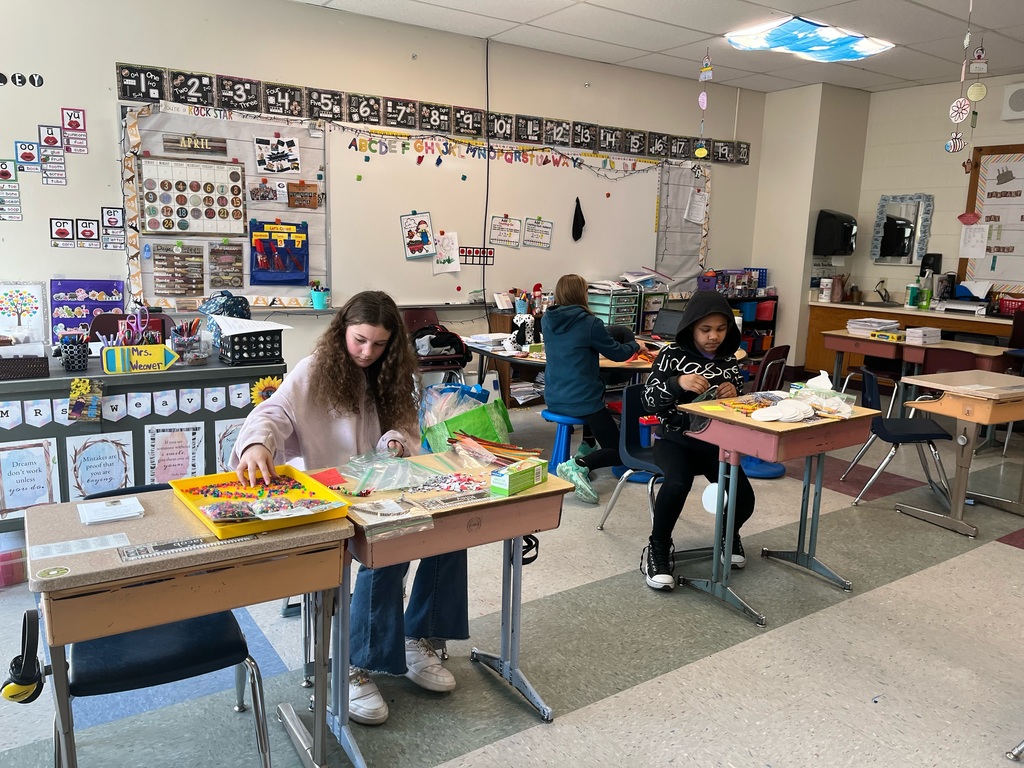 The 5th grade Kindness Club made 330 Individual craft kits as well as some cash donations and a bag of extra craft supplies to donate to the Ronald Mcdonald House.