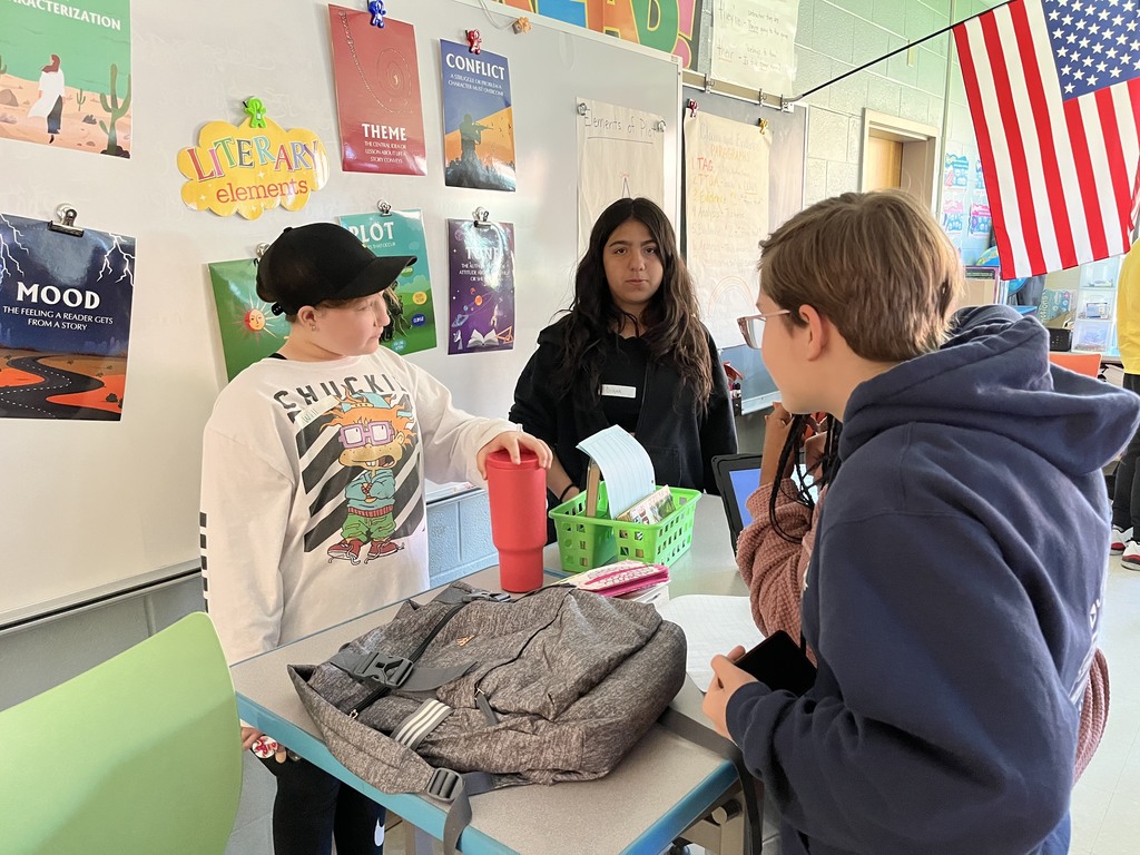 GMS Drama Club students enjoyed their mystery parties in May. Each student was assigned a role to play in the mystery, then used their improv skills to work together to solve the “whodunit”. A fun time was had by all!